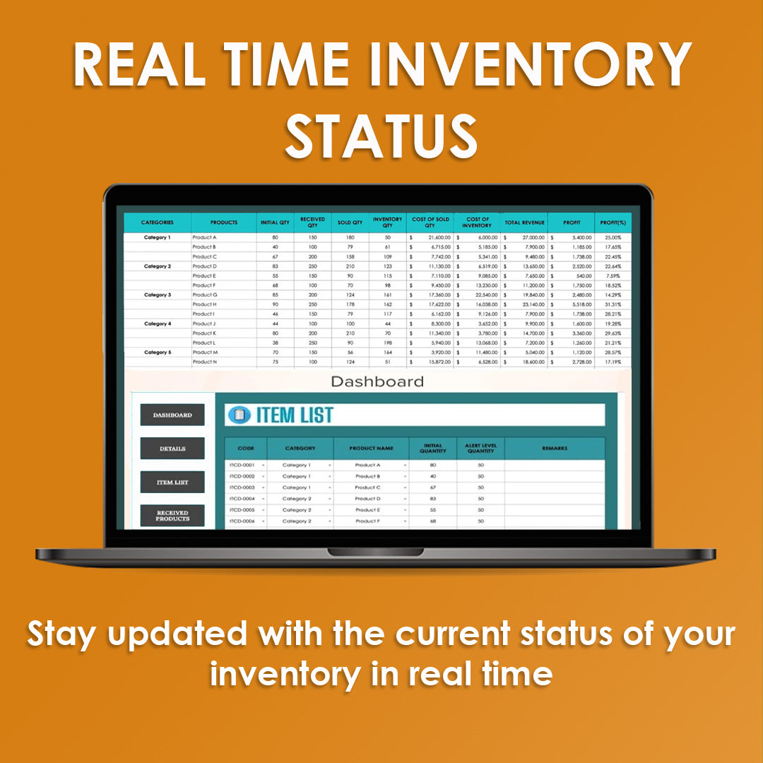 Stock & Inventory Tracker